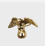 brass eagle finial