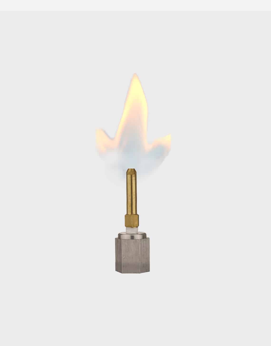 open flame burner