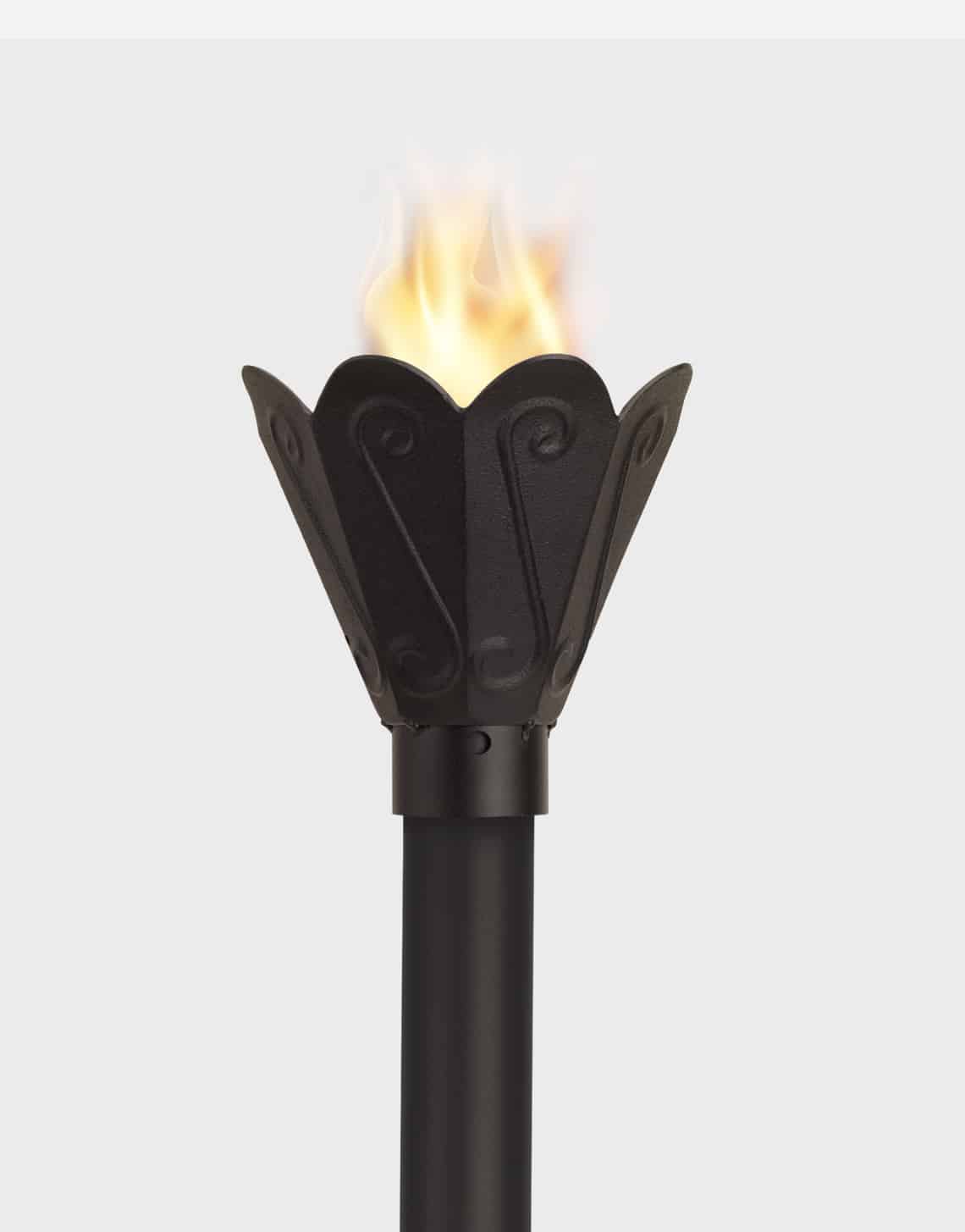 tulip gas torch with flame