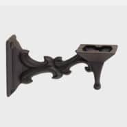 four sided wall mount bracket for gas lamps
