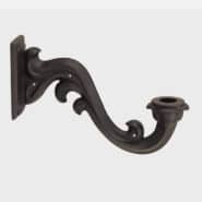 six-sided wall mount bracket for gas lamps