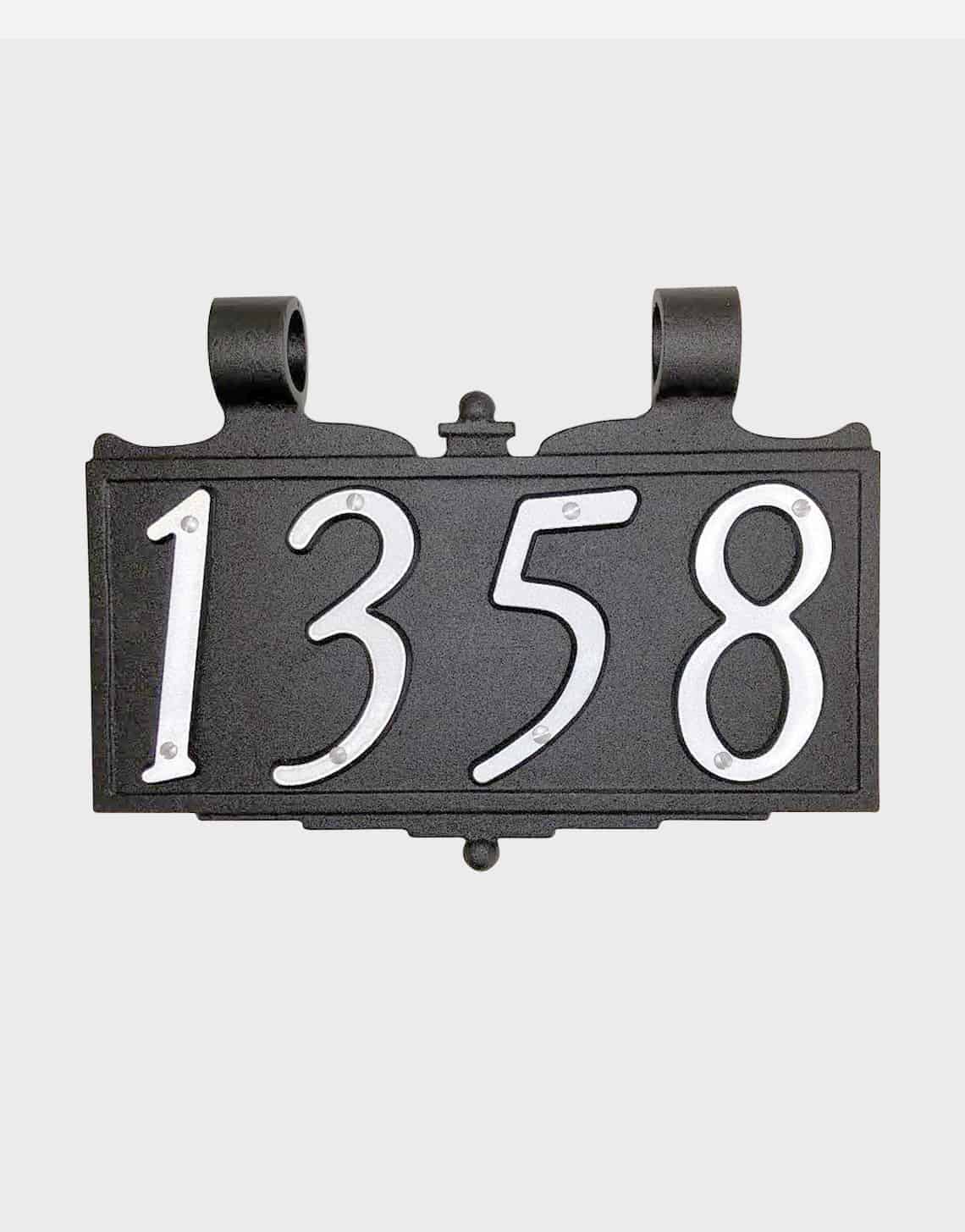 reflective house numbers for lamp post 