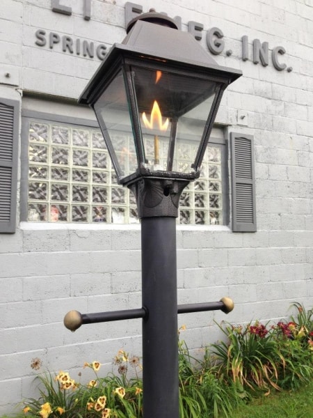 American Gas Lamp Works 8 1100W Craftsman Aluminum Wall Mount Residen – US  Fireplace Store