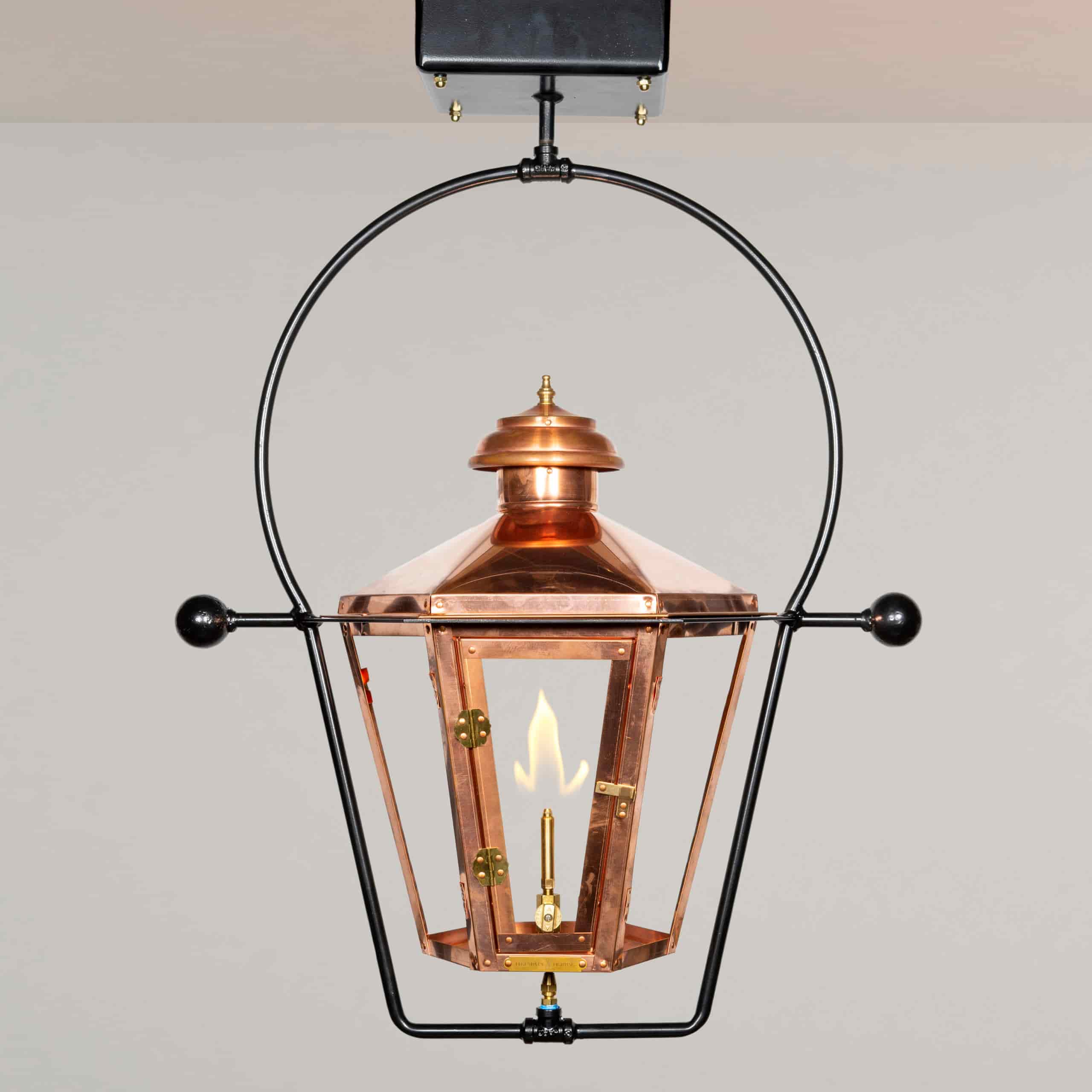 The Athena Copper Lamp