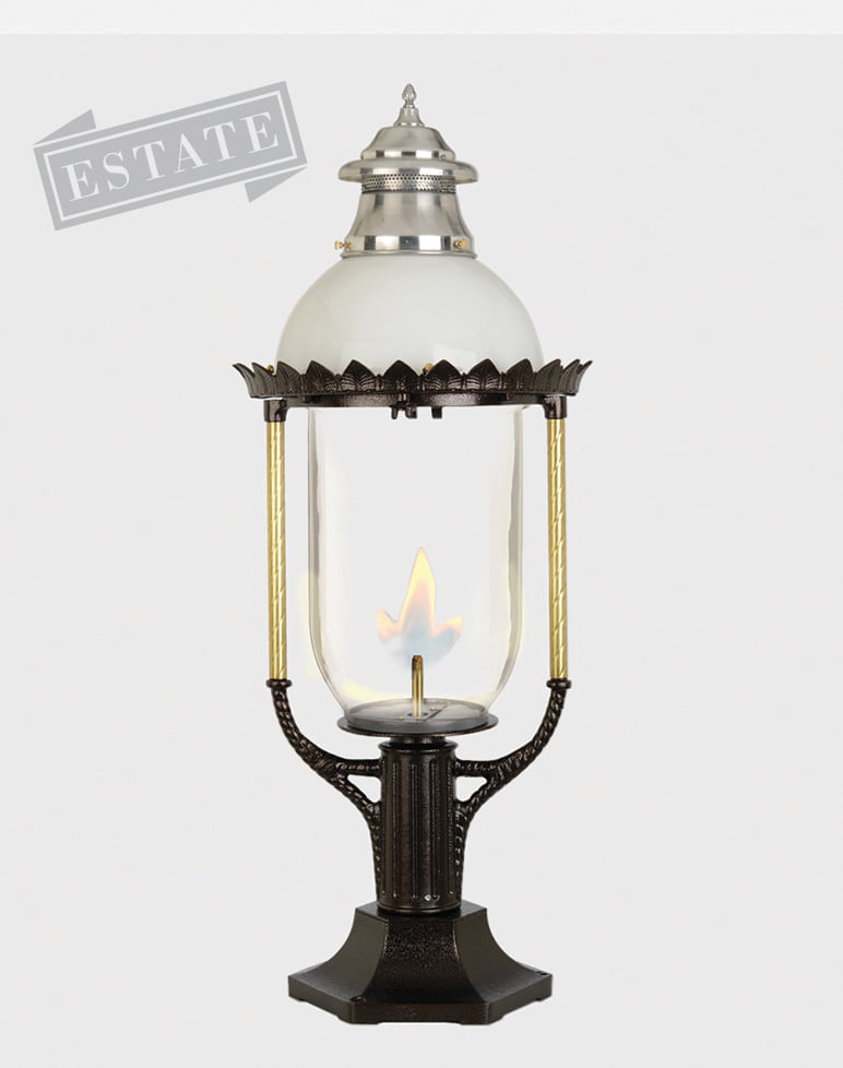 Lighting Ground Lamp Street Mounted On Stock Photo 1587161665