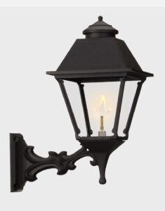 The Westmoreland outdoor coach gas lamp wall mounted