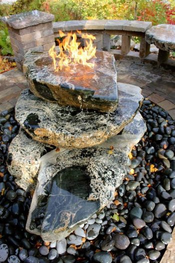 fire and water feature